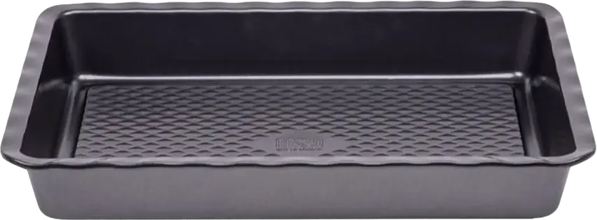 Resto 96116 NORMA Non-Stick Carbon Steel Baking Tray Medium Roaster 35.5x25.5x5 cm Grey PFOA Free Oven Safe