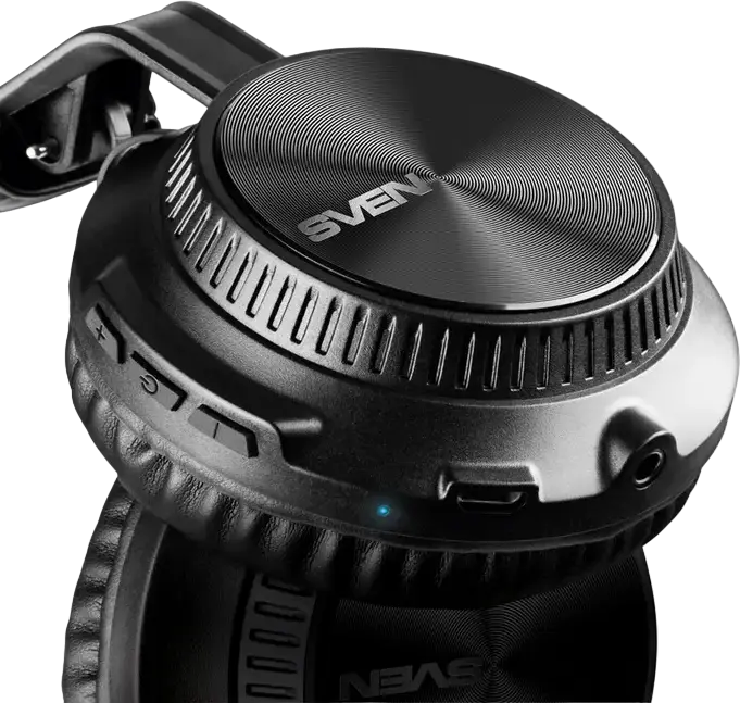 Casca Wireless Stereo SVEN AP-B630MV, Bluetooth 5.3/5.0, Microfon Integrat, Difuzoare de 40mm, Design Circumaural Inchis, Negru