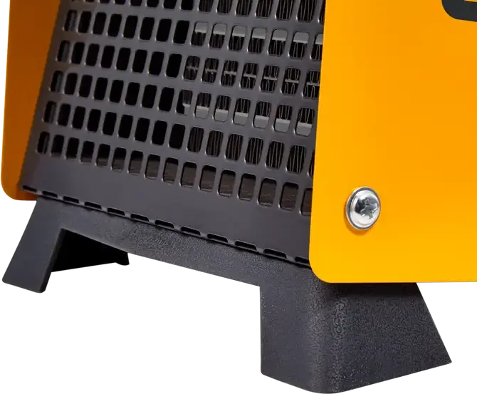 Ballu BKN-3 Fan Heater, 2200W Metal-Ceramic Heating Element, Thermostat, Rotary Control, 120 m3/h Airflow, for 25 m2 Area, Yellow