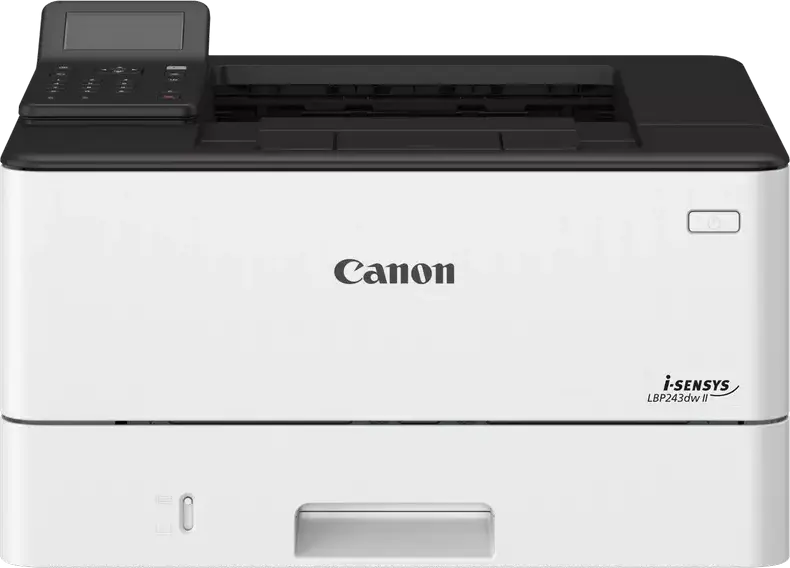 Canon i-SENSYS LBP243dw II Monochrome Laser Printer, 36 ppm, Duplex, Wireless, Ethernet, 1GB RAM, 4GB Storage, 1200 x 1200 dpi, White