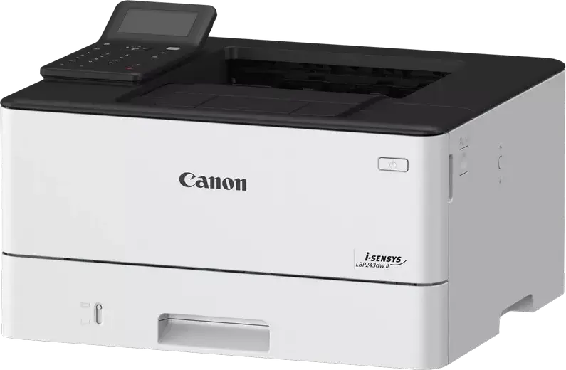 Canon i-SENSYS LBP243dw II Monochrome Laser Printer, 36 ppm, Duplex, Wireless, Ethernet, 1GB RAM, 4GB Storage, 1200 x 1200 dpi, White