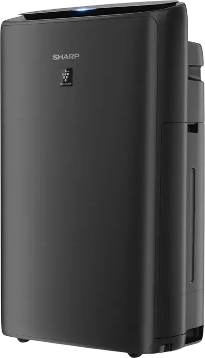 Sharp UA-KIN52E Air Purifier and Humidifier with Plasmacluster Ionization, HEPA Filter, 2.7L Water Tank, Wi-Fi Sharp Life Air, Charcoal Grey, for 38 m²