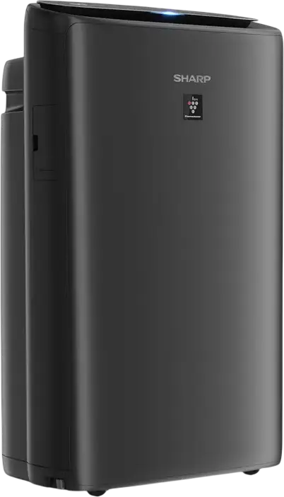 Sharp UA-KIN52E Air Purifier and Humidifier with Plasmacluster Ionization, HEPA Filter, 2.7L Water Tank, Wi-Fi Sharp Life Air, Charcoal Grey, for 38 m²
