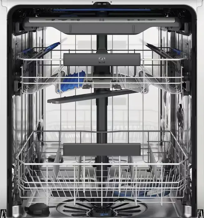 Electrolux EEG68520W GlassCare 700 Built-in Dishwasher, 14 Place Settings, Inverter BLDC Motor, SatelliteClean, AirDry, WiFi, LED Display, Black