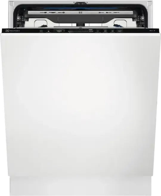 Electrolux EEG68520W GlassCare 700 Built-in Dishwasher, 14 Place Settings, Inverter BLDC Motor, SatelliteClean, AirDry, WiFi, LED Display, Black