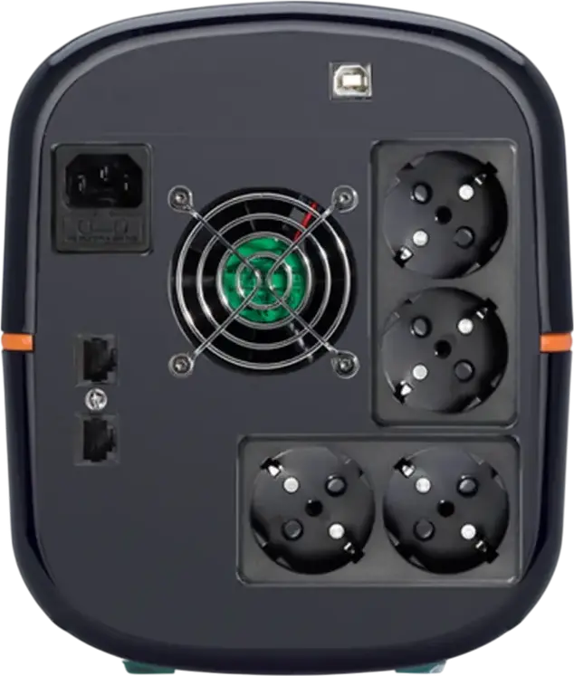 Tuncmatik Digitech Pro 1600VA Line-Interactive UPS, 960W, LCD Display, AVR, Simulated Sine Wave, USB Port, RJ11/45 Protection, Tower Form Factor