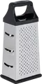 Rastelator RESTO 95410 SHAM cu 4 Laturi din Otel Inoxidabil, Maner Ergonomic din Silicon, Rezistent la Coroziune, Gri
