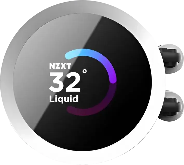 Cooler CPU Lichid AIO NZXT Kraken 280 RGB, Radiator Aluminiu 280mm, Ecran TFT LCD 1.54", 2 Ventilatoare F140 RGB Core, Pompa Asetek, Suport NZXT CAM