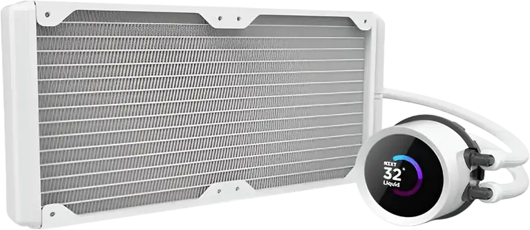 Cooler CPU Lichid AIO NZXT Kraken 280 RGB, Radiator Aluminiu 280mm, Ecran TFT LCD 1.54", 2 Ventilatoare F140 RGB Core, Pompa Asetek, Suport NZXT CAM