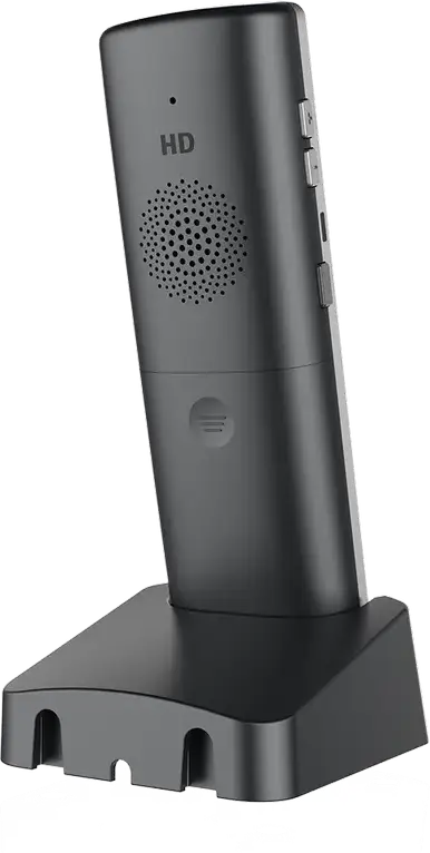 Grandstream WP810 Portable Cordless Wi-Fi IP Phone, Dual-band 802.11ac, 2 SIP Accounts, HD Voice, Noise Shield, Color TFT LCD, Silver