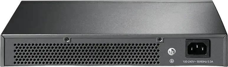 TP-Link TL-SG1016DE 16-Port Gigabit Easy Smart Switch, L2 Management, VLAN, QoS, Green Ethernet, Rack-mountable Metal Housing, Black