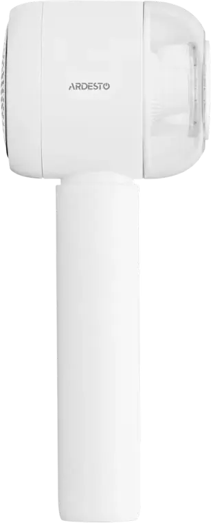 Ardesto LSH-Y1 Fabric Shaver Lint Remover, White, Stainless Steel Blades, 8500 rpm, 1500 mAh Lithium Battery, USB Type-C Charging, LED Indicator