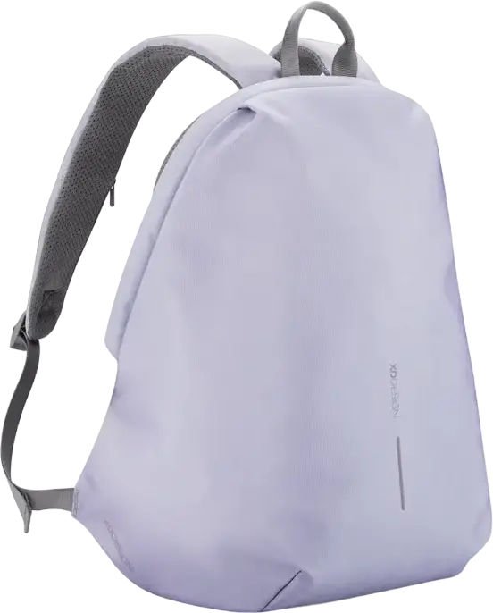 Rucsac Anti-furt Laptop XD Design Bobby Soft, 16L, Material Impermeabil, Compartiment 15.6 inch, Protectie RFID, Port USB, Violet