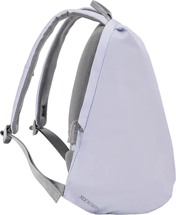 Rucsac Anti-furt Laptop XD Design Bobby Soft, 16L, Material Impermeabil, Compartiment 15.6 inch, Protectie RFID, Port USB, Violet