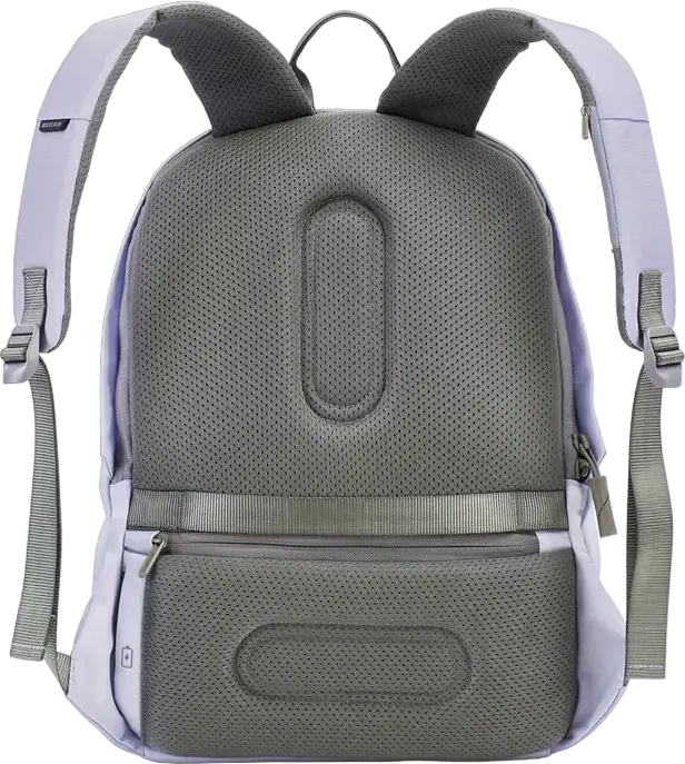 Rucsac Anti-furt Laptop XD Design Bobby Soft, 16L, Material Impermeabil, Compartiment 15.6 inch, Protectie RFID, Port USB, Violet