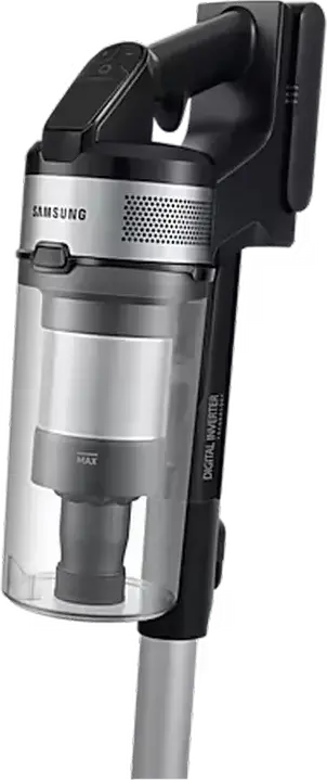 Samsung Jet 65 Pet Cordless Stick Vacuum Cleaner, 150W Suction, Digital Inverter Motor, 40min Runtime, 0.8L Multicyclone Bin, Pet Turbo Brush, Black/Silver