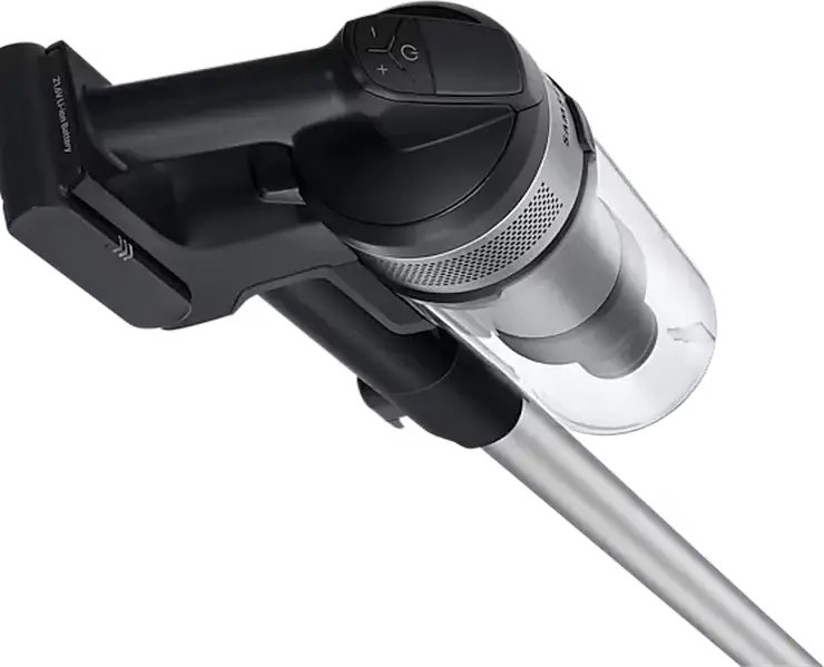 Samsung Jet 65 Pet Cordless Stick Vacuum Cleaner, 150W Suction, Digital Inverter Motor, 40min Runtime, 0.8L Multicyclone Bin, Pet Turbo Brush, Black/Silver