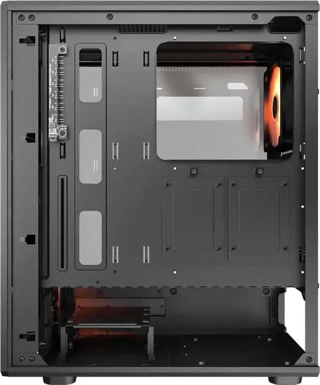 Корпус Cougar Airface Pure PRO Mid Tower ATX, Черный, 4 ARGB PWM вентилятора 120мм, USB 3.2 Gen 2 Type-C, поддержка GPU до 320мм, CGR-2GA5B-P