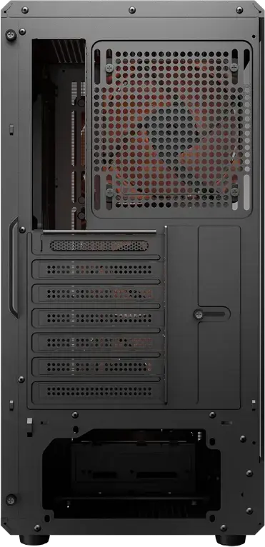 Корпус Cougar Airface Pure PRO Mid Tower ATX, Черный, 4 ARGB PWM вентилятора 120мм, USB 3.2 Gen 2 Type-C, поддержка GPU до 320мм, CGR-2GA5B-P