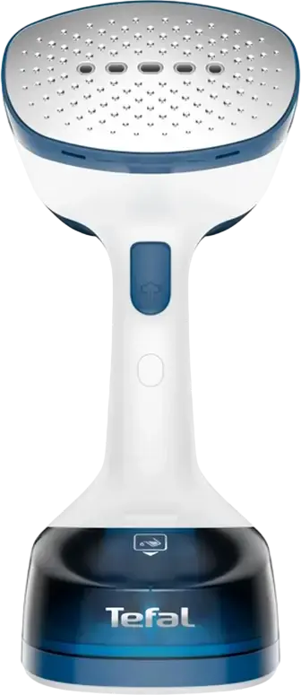 Tefal Access Steam Easy DT7130E1 Handheld Garment Steamer, 1400W, 150ml Removable Water Tank, 25g/min Steam Output, Fast 15s Heat-up, Blue and White