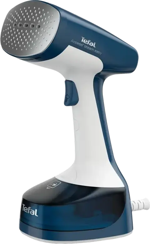 Aparat de călcat vertical cu aburi Tefal DT7130E1, Albastru | Alb