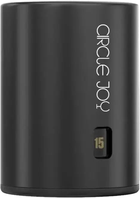 Circle Joy CJ-JS04 Digital Wine Vacuum Stopper and Sealer, Air Extraction Pump for Freshness Preservation, Black Plastic and Metal