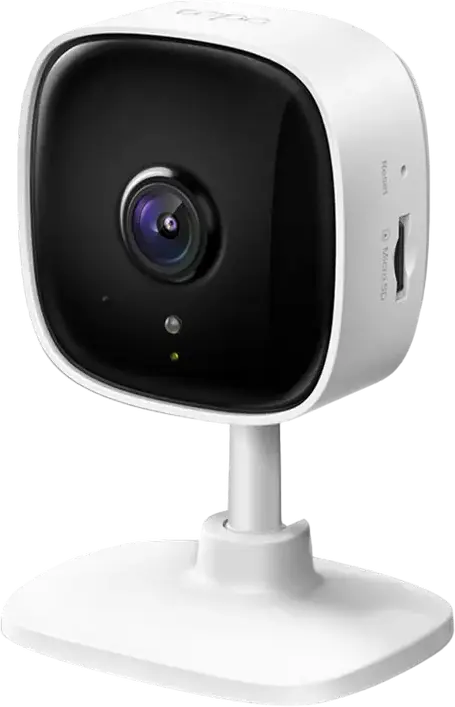 Camera de Supraveghere Wi-Fi TP-Link Tapo C110, Rezolutie 3MP 2K, Audio Bidirectional, Vedere Nocturna, Detectie Persoane si Planget Bebe, Slot MicroSD, Alb