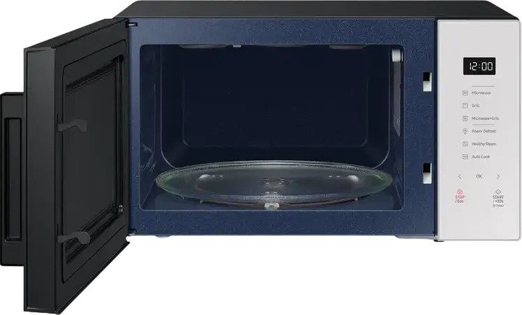 Samsung Bespoke MG30T5018UE/ET Combination Microwave with Grill, 30L, 1400W Microwave, 1500W Grill, Ceramic Inside, Healthy Steam, Glass Touch Control
