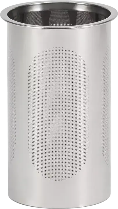 Polaris Graphit-1000TP French Press Tea Maker, 1L Heat Resistant Glass Carafe with Metal Mesh Infuser, Grey
