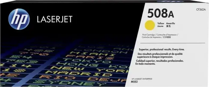 Тонер-картридж HP LaserJet 508A Желтый JetIntelligence для принтеров Enterprise M552 M553, ресурс 5000 страниц
