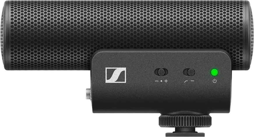 Sennheiser MKE 400 Mobile Kit Compact On-Camera Shotgun Microphone, Supercardioid Condenser, Low-Cut Filter, Headphone Jack, Black with Mini Tripod