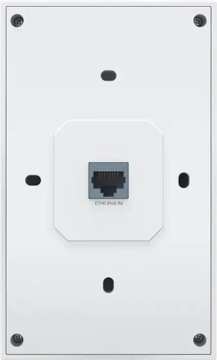 TP-Link Festa F65-Wall AX3000 Wall Plate Wi-Fi 6 Access Point, Dual-Band 3.0 Gbps, 2x2 MIMO, PoE In/Out, Gigabit Ports, Cloud Management, White