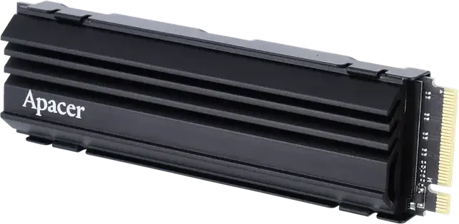 SSD Apacer AS2280Q4U 512GB M.2 PCIe Gen4 x4 NVMe 1.4, 3D NAND, Citire pana la 7400MB/s, Scriere pana la 7000MB/s, cu Radiator, Compatibil cu PS5 si PC-uri performante