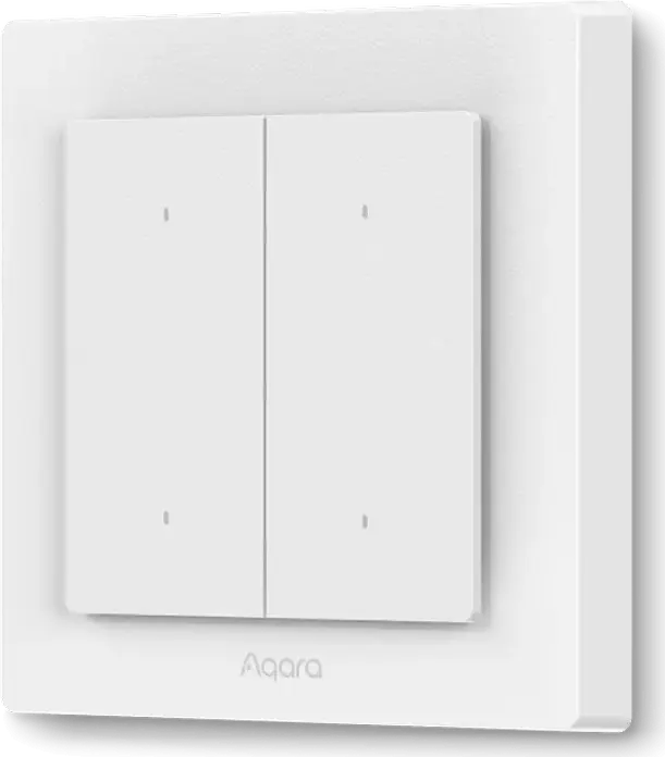 Comutator inteligent AQARA Light Switch H2, Alb
