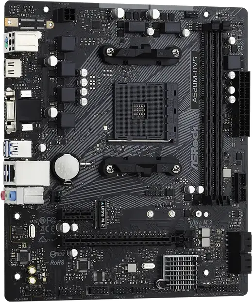Placă de bază ASRock A520M-HVS, AM4, AMD A520, Micro-ATX