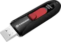 Stick USB Transcend JetFlash 590 USB 2.0, Conector Retractabil fara Capac, Plastic ABS, Indicator LED, Compatibil cu Windows, macOS, Linux