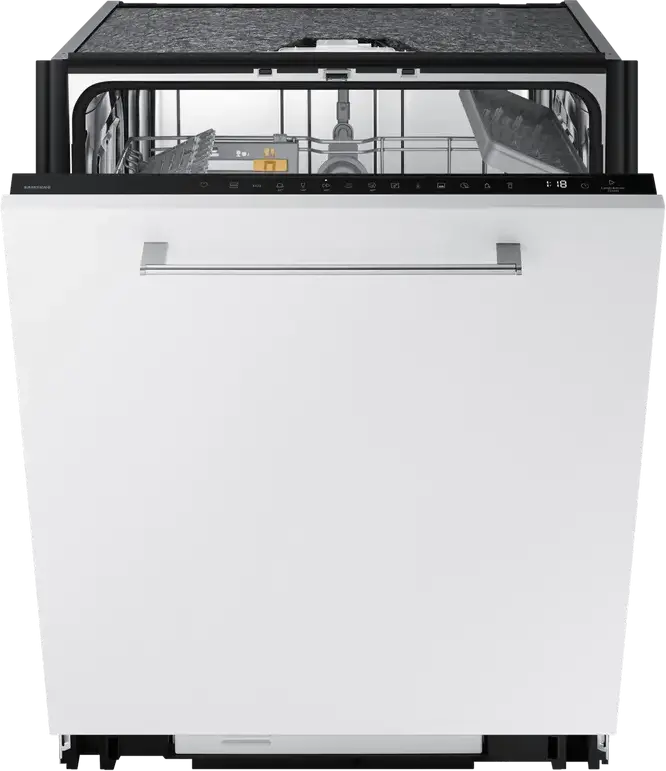 Samsung DW60DG760B00U1 Fully Built-in Dishwasher, 13 Place Settings, Energy Class B, WaterJet Clean, Auto Open Door, SmartThings Wi-Fi, AquaStop, White