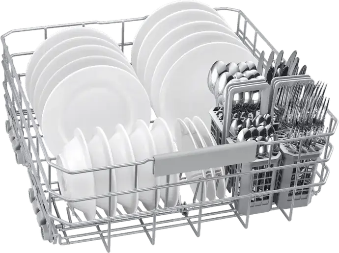 Samsung DW60DG760B00U1 Fully Built-in Dishwasher, 13 Place Settings, Energy Class B, WaterJet Clean, Auto Open Door, SmartThings Wi-Fi, AquaStop, White