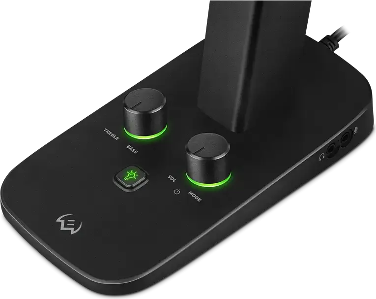 SVEN G600 Multimedia 2.0 Gaming Speaker System, 30W RMS, Bluetooth Wireless Streaming, Dynamic RGB Lighting, Bass Reflex, DSP Audio, Black