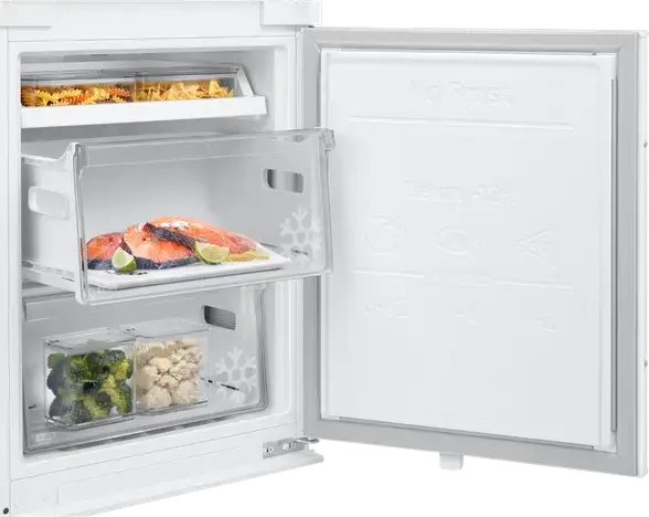 Samsung BRB70F30AES0EO Built-in Refrigerator with Bottom Freezer, 298L Net Volume, Twin Cooling Plus, No Frost, WiFi SmartThings, AI Energy, White
