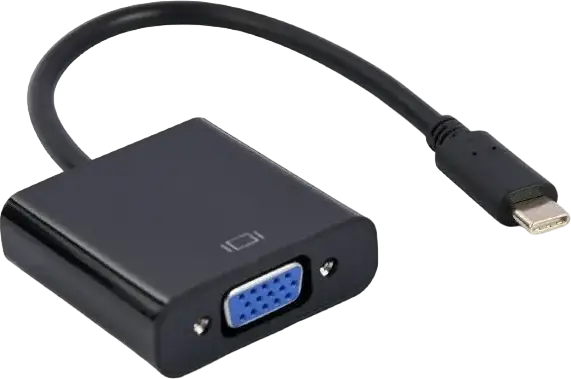 Cablu Video Cablexpert A-CM-VGAF-01, USB 3.1 Type-C (M) - VGA 15-pin (F), 0.15 m, Negru