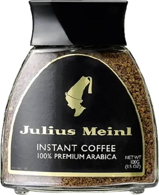 Julius Meinl Instant Coffee, 100% Premium Arabica, Freeze-Dried, Glass Jar, 100 g