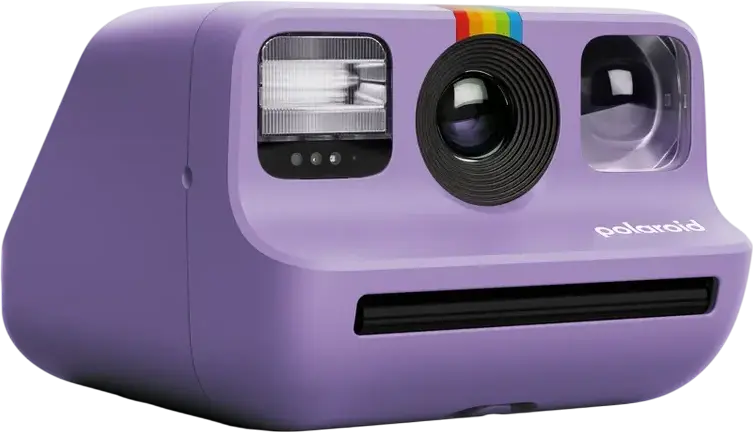 Polaroid Go Generation 2 Instant Camera, USB-C Rechargeable, 30% Recycled Plastic, Built-in Selfie Mirror, Self-timer, Double-exposure Mode