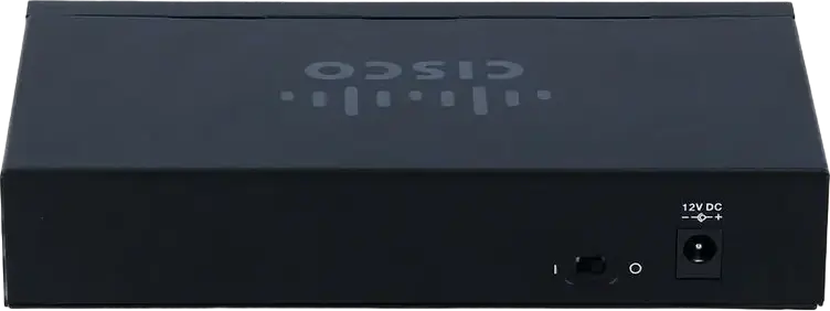 Cisco SF110D-08 Unmanaged 8-Port 10/100 Mbps Desktop Switch, 1.6 Gbps Switching Capacity, QoS, Energy Efficient Ethernet, Metal Housing, Black