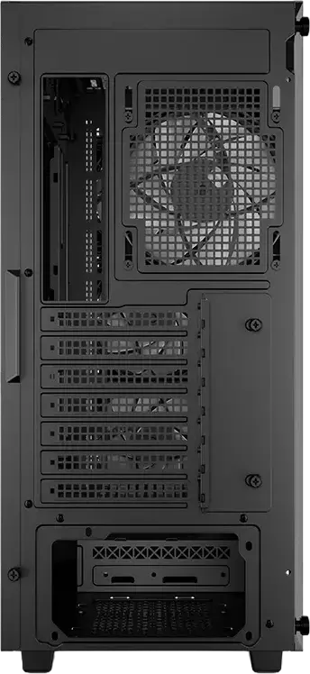 Deepcool CC560 ARGB V2 Midi-Tower PC Case, Black, Tempered Glass, Mesh Front, 4x 120mm ARGB Fans, E-ATX Support, 360mm Radiator Support