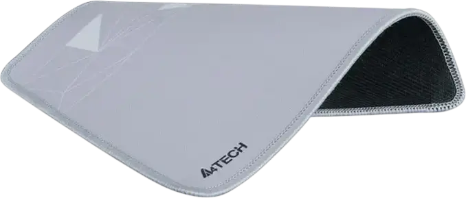 A4Tech Fstyler FP20 Mouse Pad, Premium-textured Cloth Surface, Non-slip Rubber Base, 250 x 200 x 2 mm, Silver, Smooth Tracking for Pinpoint Accuracy