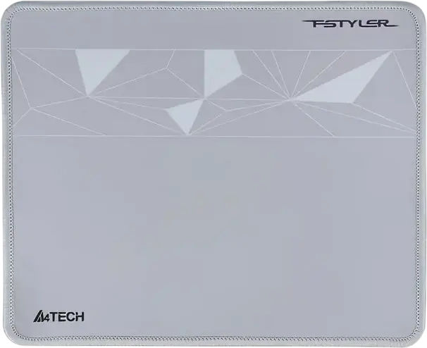 A4Tech Fstyler FP20 Mouse Pad, Premium-textured Cloth Surface, Non-slip Rubber Base, 250 x 200 x 2 mm, Silver, Smooth Tracking for Pinpoint Accuracy