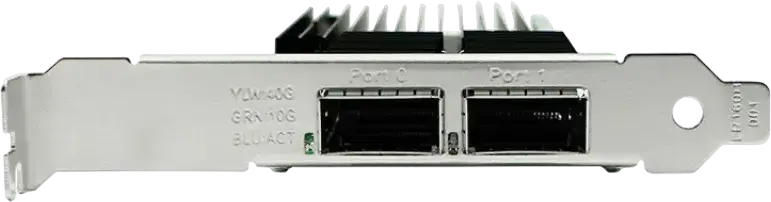Сетевой адаптер LR-Link LREC9902BF-2QSFP+ 2 порта 40Gbps QSFP+, контроллер Intel XL710, PCIe 3.0 x8, поддержка SR-IOV, VXLAN, NVGRE, Geneve
