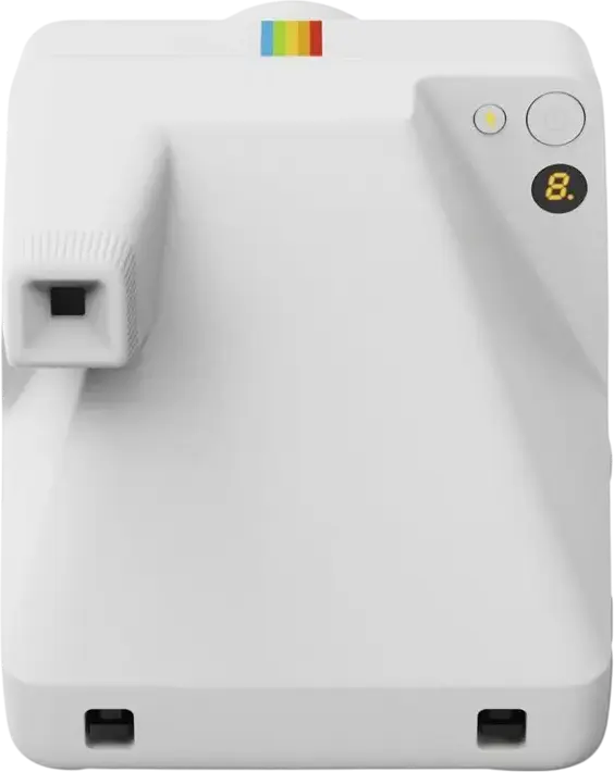 Polaroid Now+ Gen 3 App-Connected Instant Camera, Bluetooth, USB-C Charging, Two-Lens Autofocus, i-Type Film Compatible, White