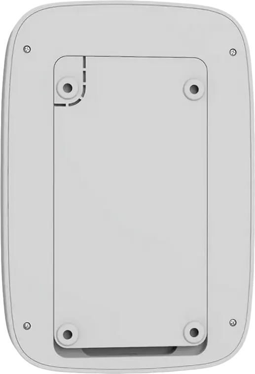 Tastatura Wireless cu Touch Ajax KeyPad pentru Sisteme de Securitate, Protocol Jeweller, Raza 1700m, Cod de Panica, Senzor Temperatura, Alb